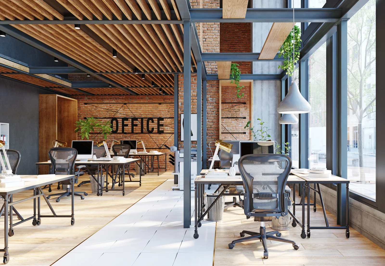 Bright modern office space